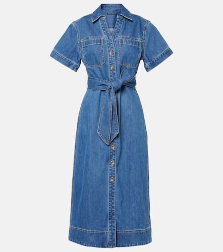 Tabby cotton shirt dress - Veronica Beard - Modalova