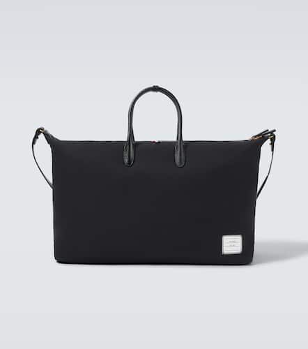 Borsa da viaggio in twill con pelle - Thom Browne - Modalova