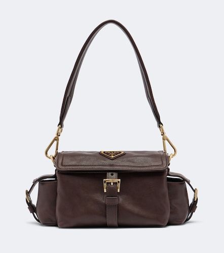Explore Medium leather shoulder bag - Prada - Modalova