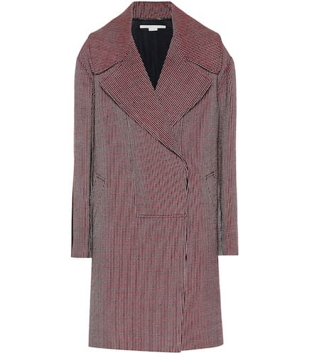 Houndstooth check wool coat - Stella McCartney - Modalova