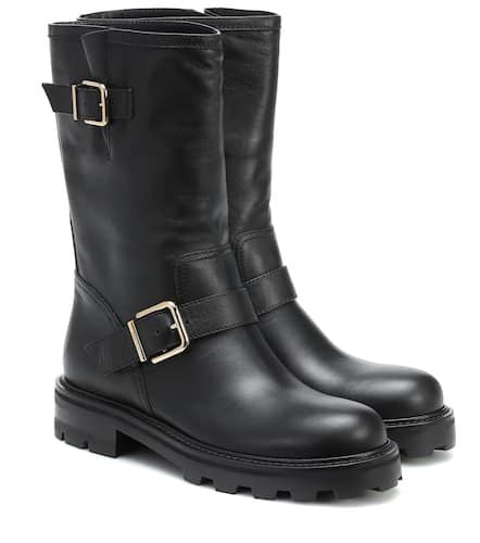 Jimmy Choo Biker II leather boots - Jimmy Choo - Modalova