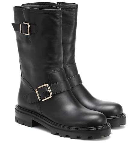 Stiefel Biker ll aus Leder - Jimmy Choo - Modalova