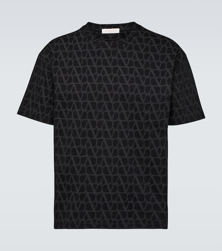 T-Shirt Toile Iconographe aus Baumwoll-Jersey - Valentino - Modalova