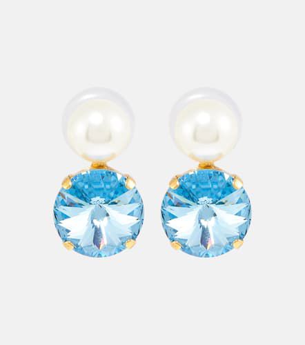 Demi crystal and faux pearl earrings - Jennifer Behr - Modalova