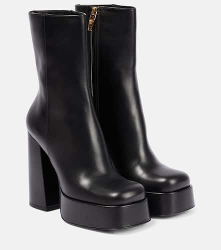 Medusa Aevitas leather platform boots - Versace - Modalova