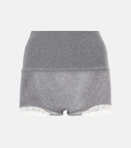 High-rise cashmere shorts - Magda Butrym - Modalova