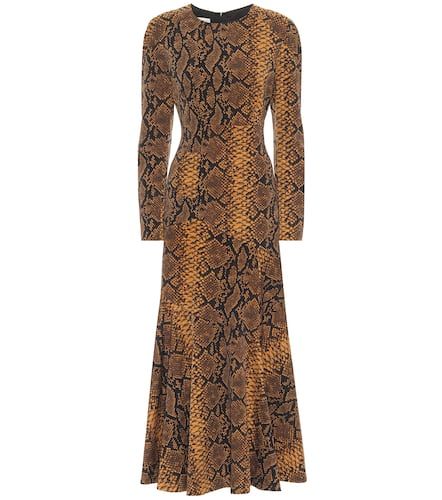 Vestido midi de lana estampado - Dries Van Noten - Modalova