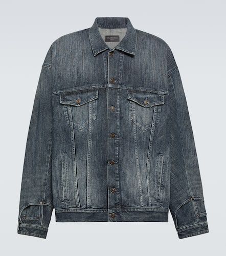 Deconstructed denim jacket - Balenciaga - Modalova