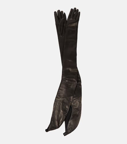 Lucia long leather gloves - Ann Demeulemeester - Modalova