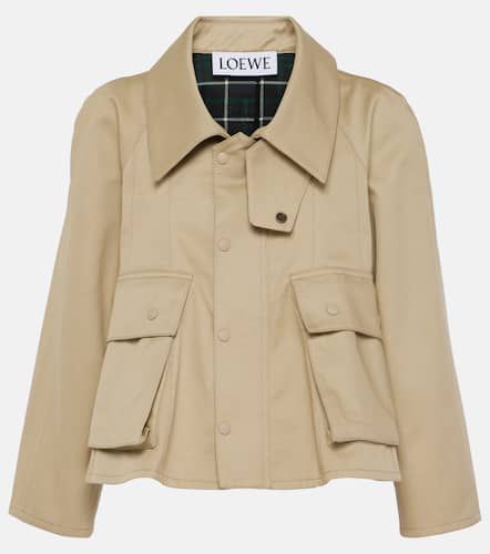 Chaqueta Trapeze de mezcla de algodón - Loewe - Modalova