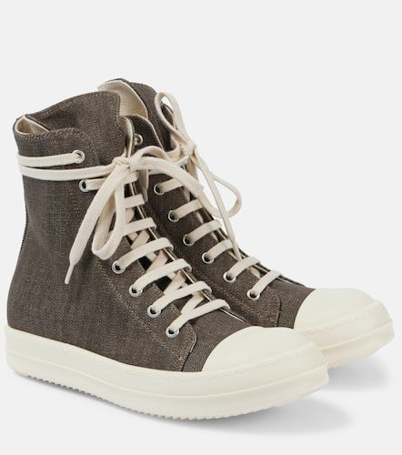 DRKSHDW denim high-top sneakers - Rick Owens - Modalova