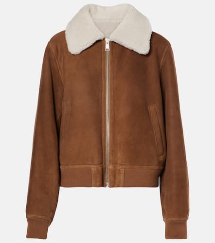 Bomber in suede con shearling - Yves Salomon - Modalova