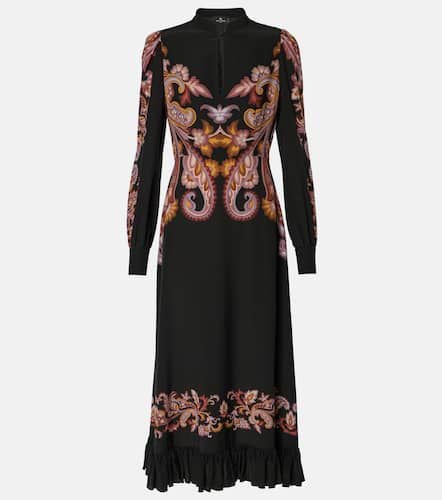 Etro Paisley silk midi dress - Etro - Modalova