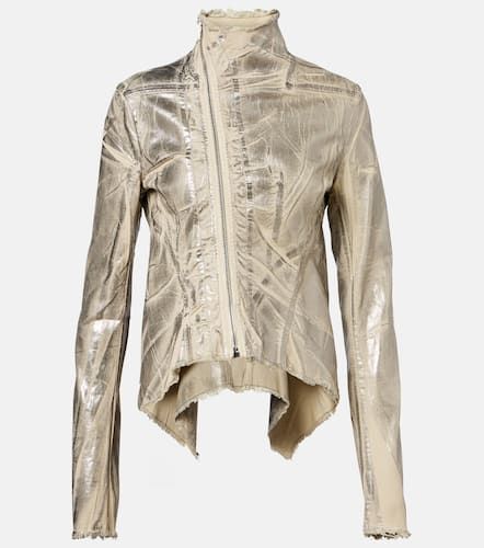 Naska Gary distressed coated denim jacket - Rick Owens - Modalova