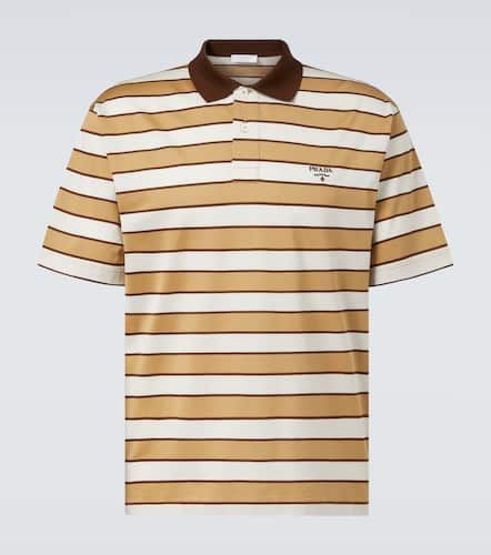 Prada Striped cotton polo shirt - Prada - Modalova