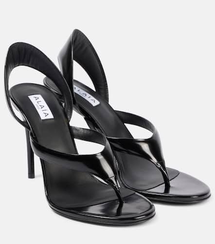 AlaÃ¯a Infradito 90 leather thong sandals - Alaia - Modalova