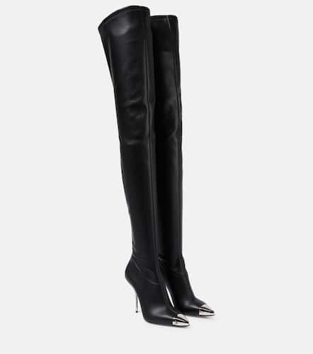 Overknee-Stiefel aus Leder - David Koma - Modalova