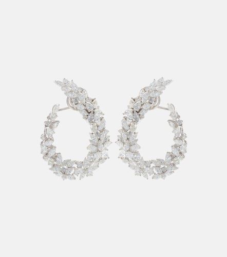 Kt gold earring with diamonds - Yeprem - Modalova