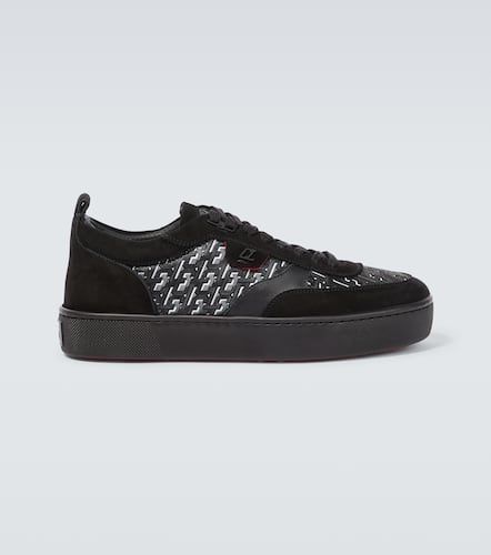 Happyrui suede-trimmed sneakers - Christian Louboutin - Modalova