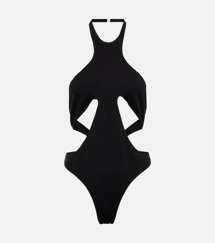 Cutout bikini top in black - Mugler