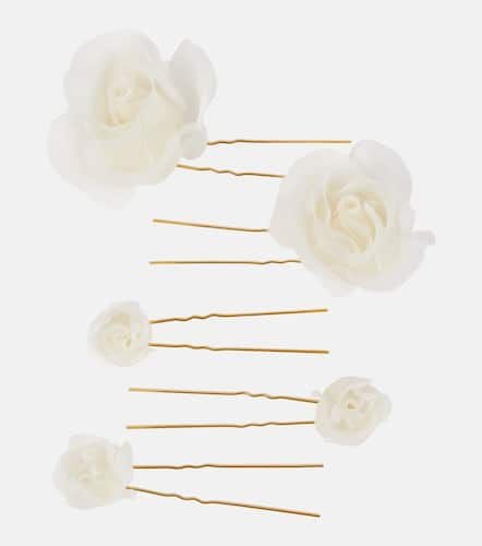 Bridal Rosalie set of 5 bobby pins - Jennifer Behr - Modalova