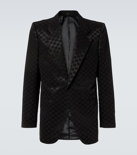 Blazer GG aus einem Baumwollgemisch - Gucci - Modalova