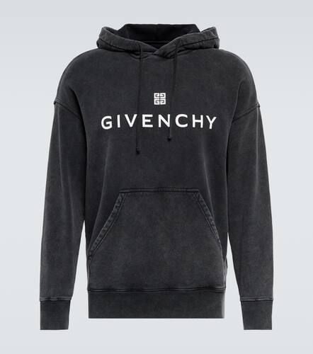 Givenchy Logo cotton jersey hoodie - Givenchy - Modalova