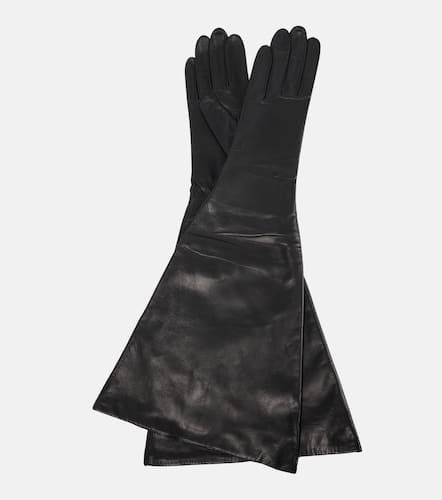 Alaïa Flared leather gloves - Alaia - Modalova