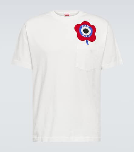 T-shirt in jersey di cotone con stampa - Kenzo - Modalova