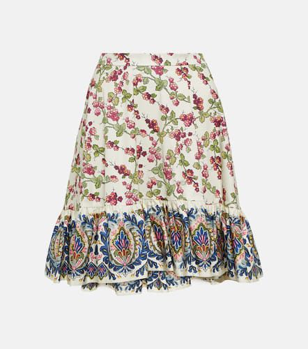 Etro Printed cotton miniskirt - Etro - Modalova