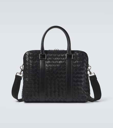 Maletín Slim de piel Intrecciato - Bottega Veneta - Modalova