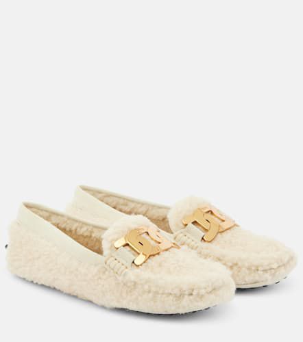 Mokassins Gommino Kate aus Shearling - Tod's - Modalova