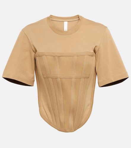 Camiseta tipo corsé de algodón - Dion Lee - Modalova