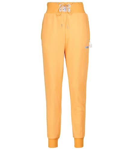 High-rise cotton-blend sweatpants - Adam Selman Sport - Modalova