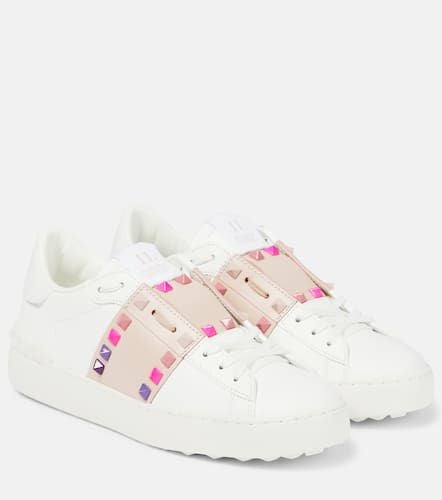 Rockstud Untitled leather sneakers - Valentino Garavani - Modalova