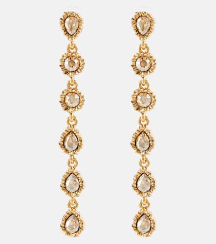 Lintzer crystal-embellished drop earrings - Oscar de la Renta - Modalova