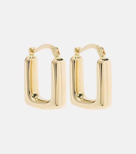 Squared Off 14kt hoop earrings - Stone and Strand - Modalova