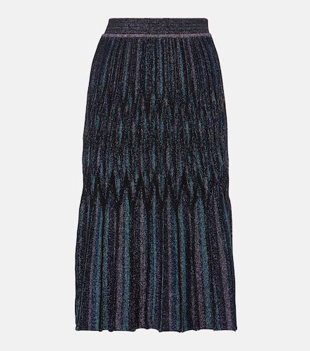 Missoni Falda midi plisada de lamé - Missoni - Modalova