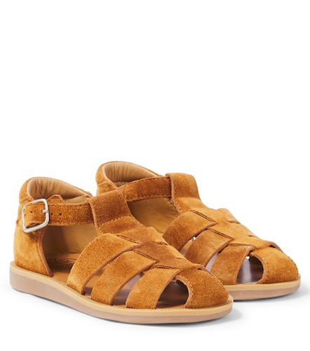 Sandalen Poppy Daddy aus Veloursleder - Pom d'Api - Modalova