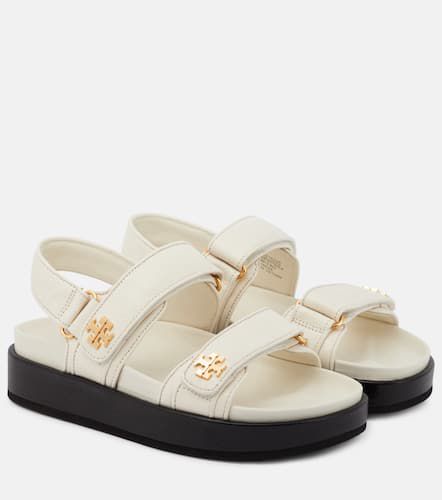 Sandalias Double T de piel - Tory Burch - Modalova