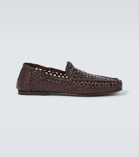 Driver woven leather loafers - Dolce&Gabbana - Modalova