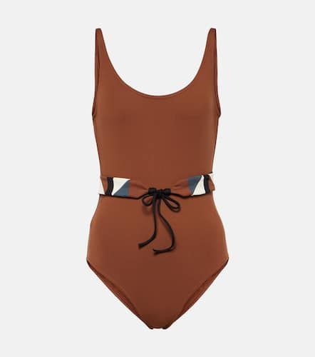 Eres Damier tie-detail swimsuit - Eres - Modalova