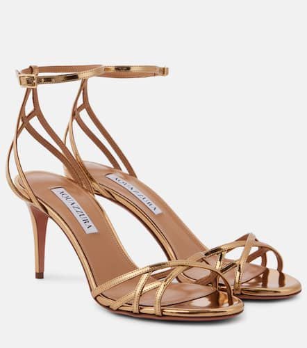 All I Want 75 mirrored leather sandals - Aquazzura - Modalova