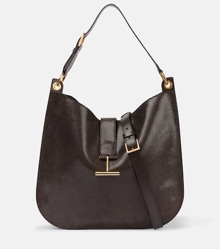 Tara Large embossed leather tote bag - Tom Ford - Modalova