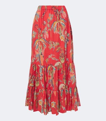Falda larga de algodón estampada - Etro - Modalova