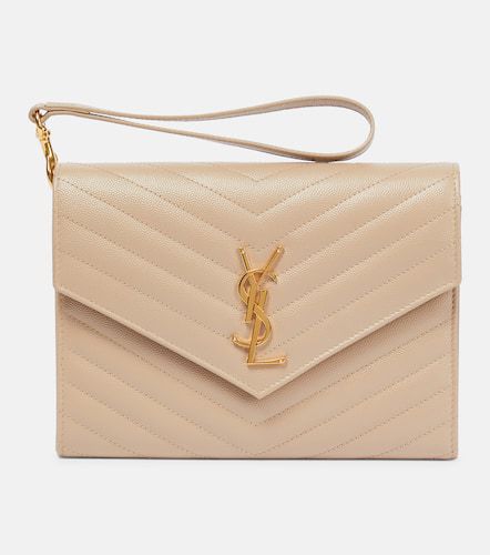 Cassandre Small matelassé leather clutch - Saint Laurent - Modalova