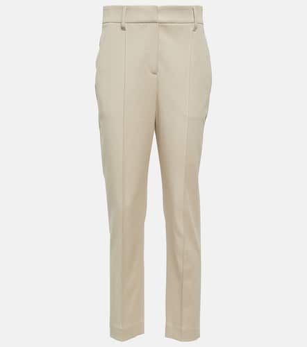 Cotton-blend slim pants - Brunello Cucinelli - Modalova