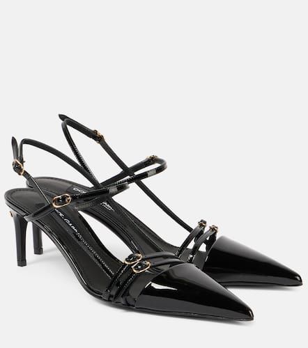 Pumps slingback DG in vernice - Dolce&Gabbana - Modalova