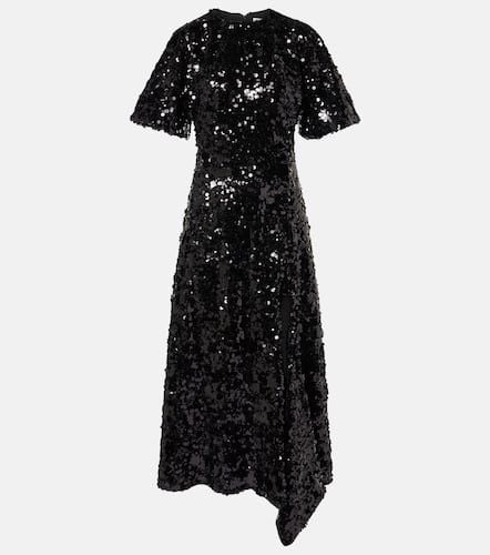 Ganni Sequined velvet maxi dress - Ganni - Modalova