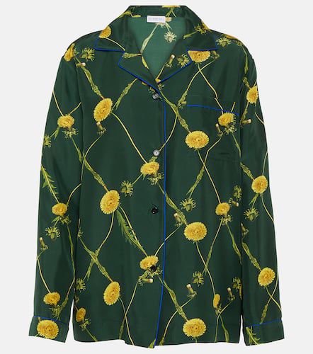 Camisa de pijama de popelín de seda - Burberry - Modalova